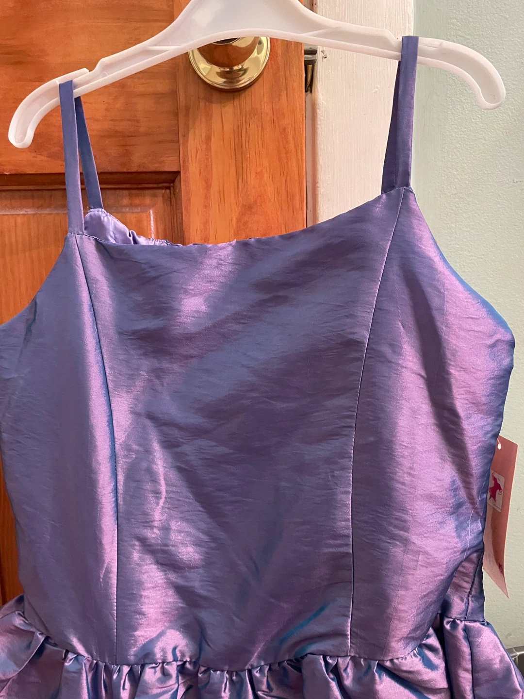Girls Lavender Iridescent Dress with Bolero Jacket - photo 2