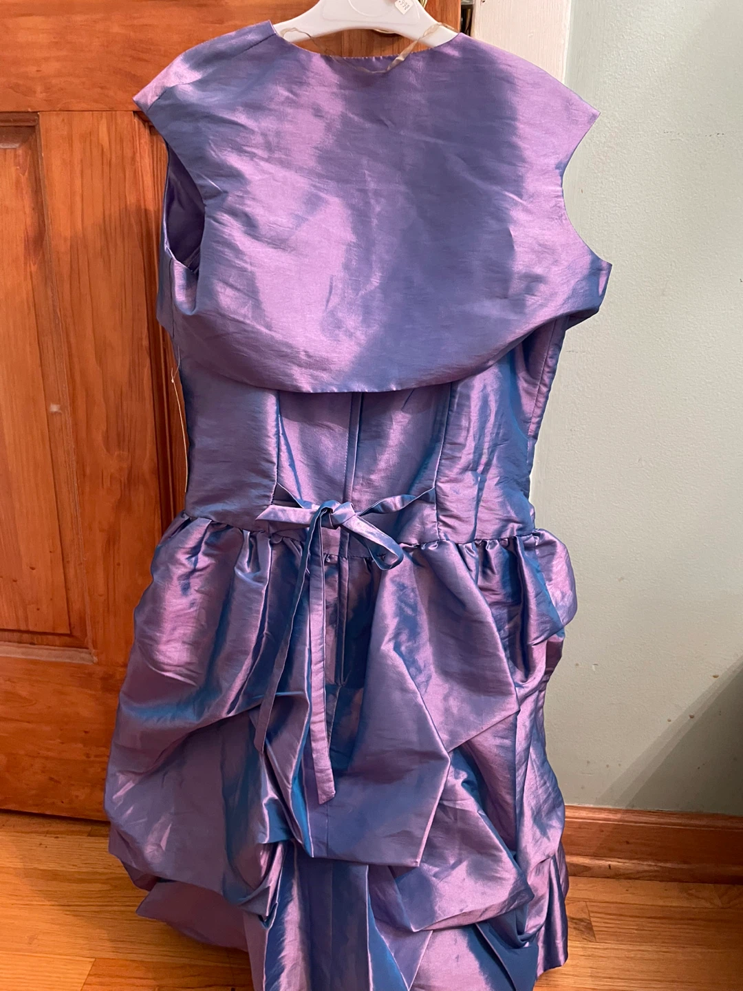Girls Lavender Iridescent Dress with Bolero Jacket - photo 5