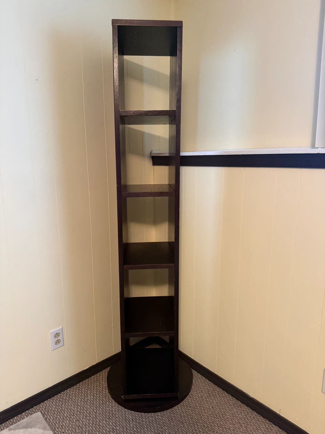 Rotating Full Length Floor Mirror with Storage Shelves - photo 3