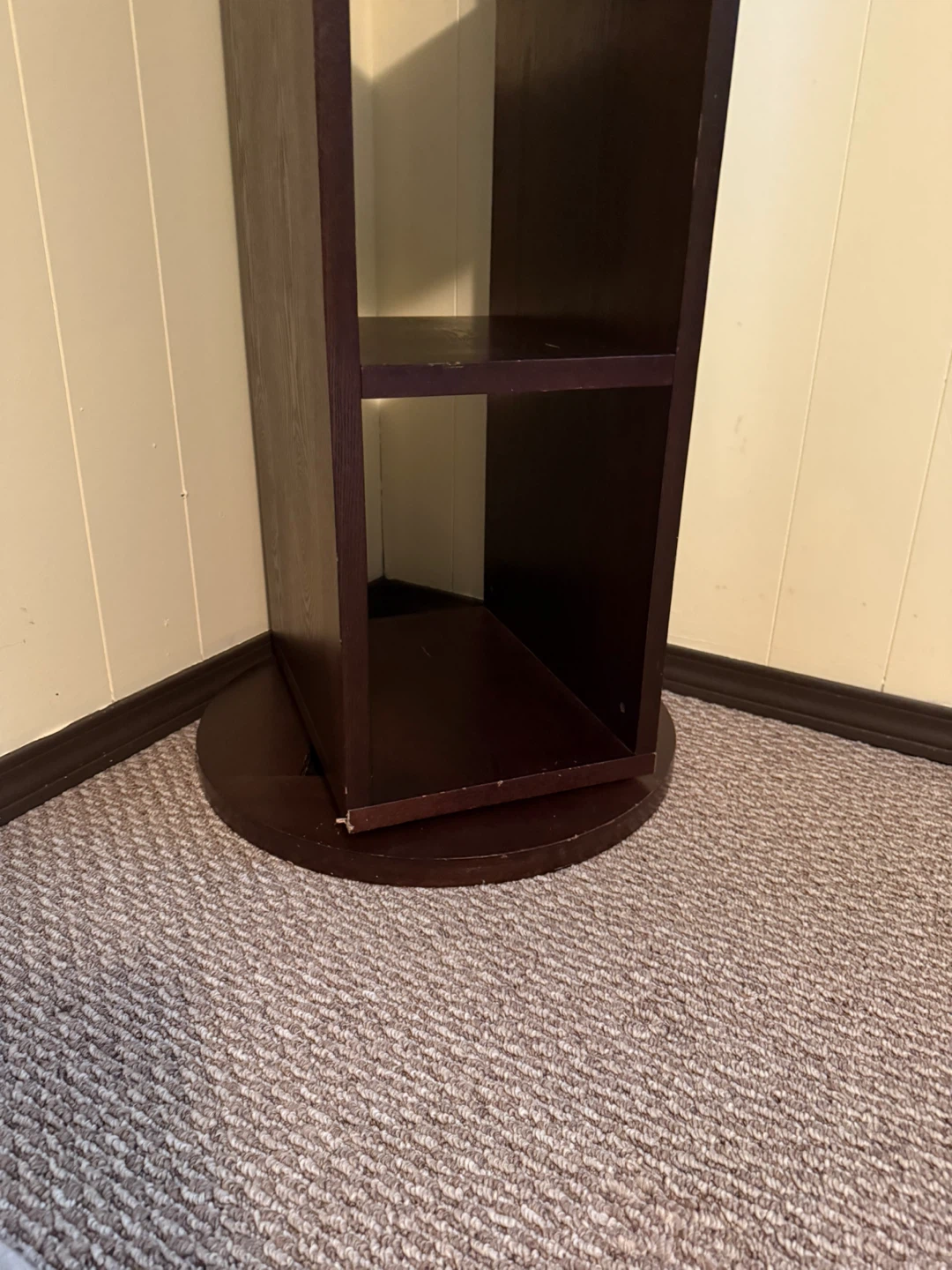 Rotating Full Length Floor Mirror with Storage Shelves - photo 4