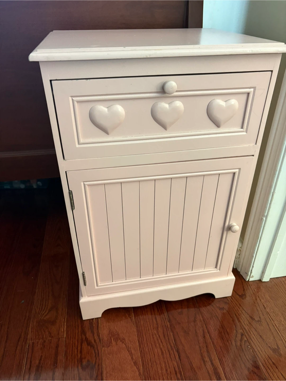 Pink Heart Nightstand