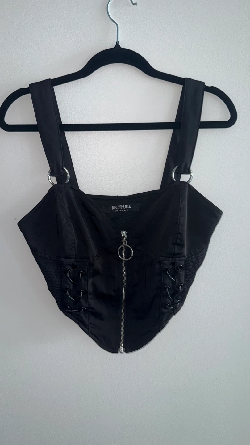 DISTURBIA faux corset