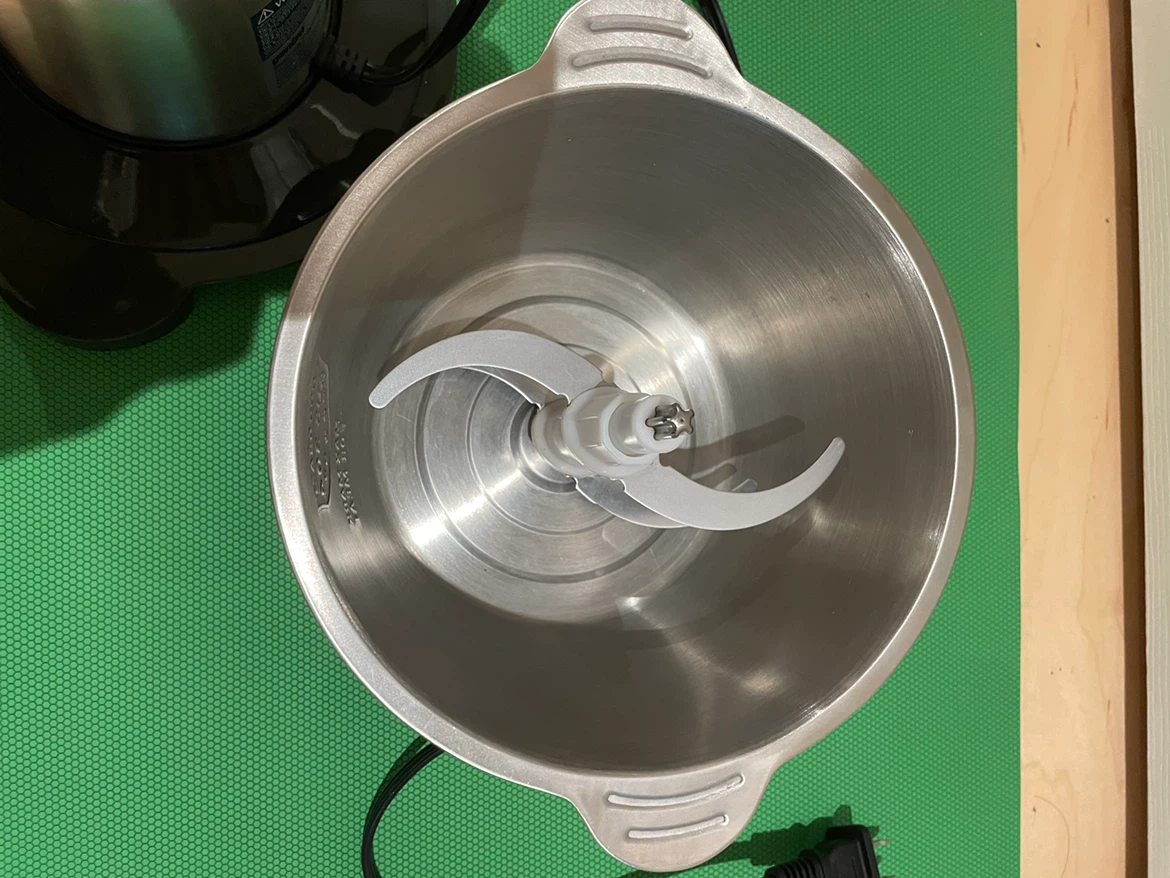 Ganiza Food Chopper with Glass & Stainless Steel Bowls - photo 3