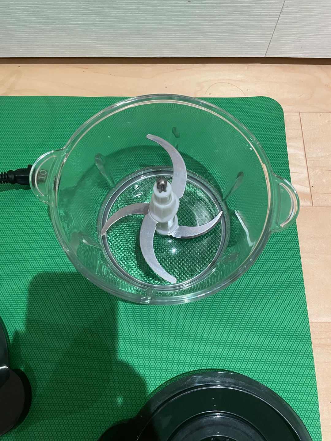 Ganiza Food Chopper with Glass & Stainless Steel Bowls - photo 4