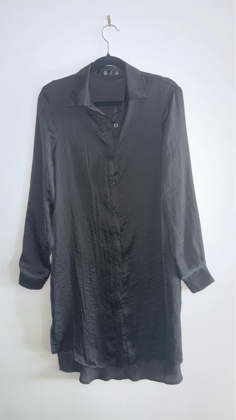 Faux silky Robe