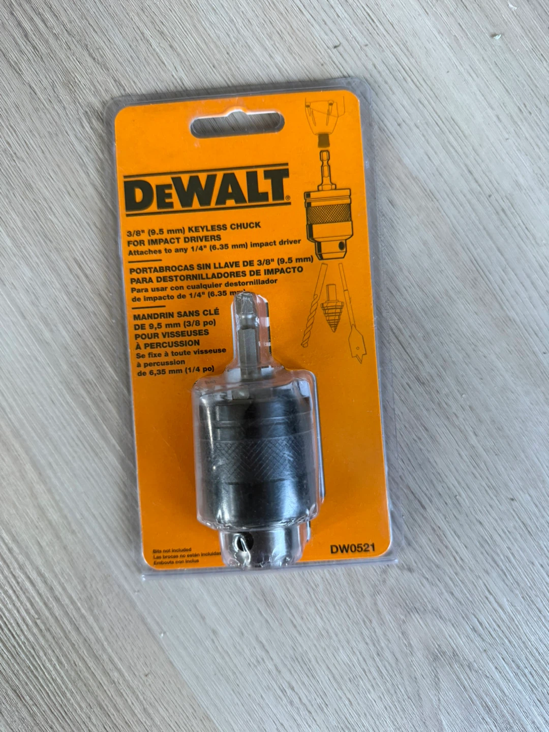 DEWALT 3/8" Keyless Chuck for Impact Drivers