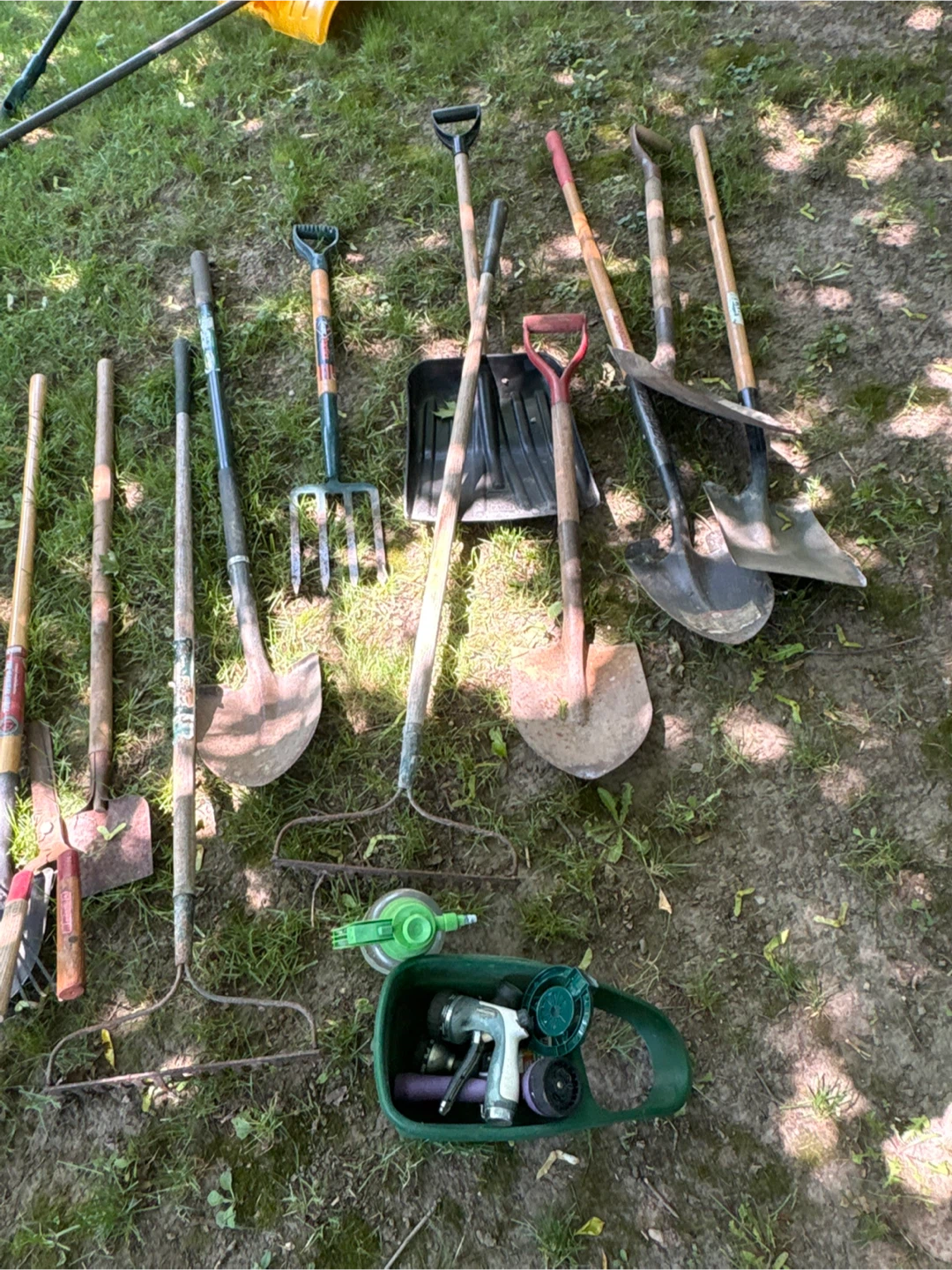 Assorted Garden Tools and Hoses - photo 4