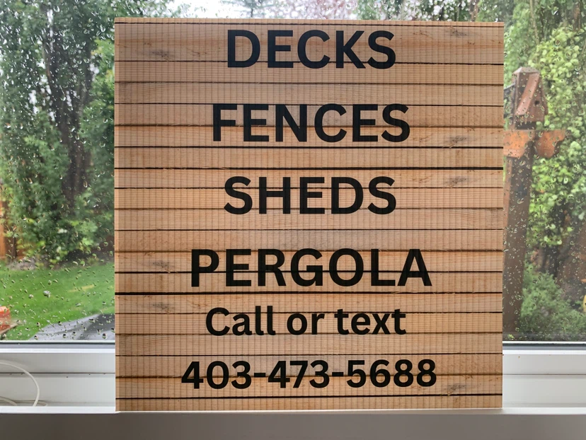 - Decks, Fences, Sheds, Pergola. Building