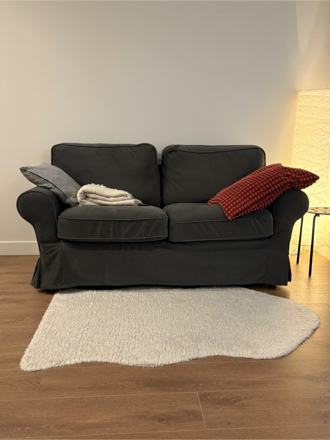 IKEA Dark Grey Sofa - photo 2