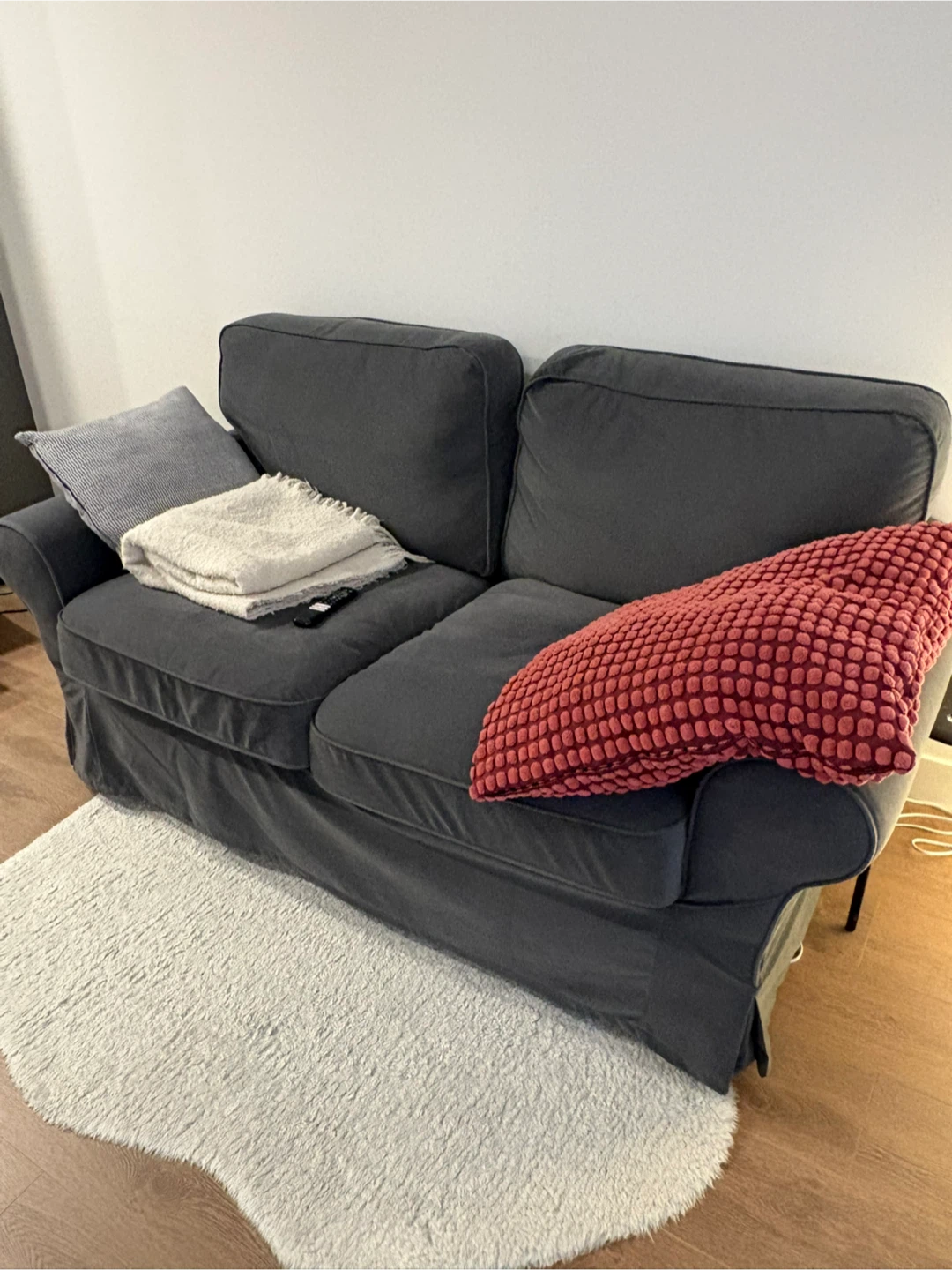 IKEA Dark Grey Sofa - photo 4