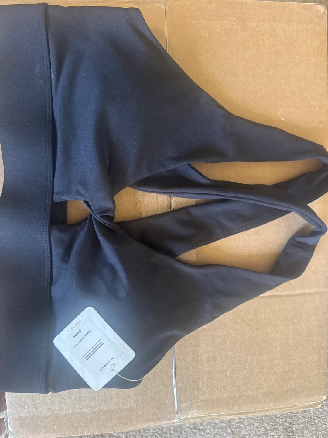 Fabletics Sports Bra Black Size Large