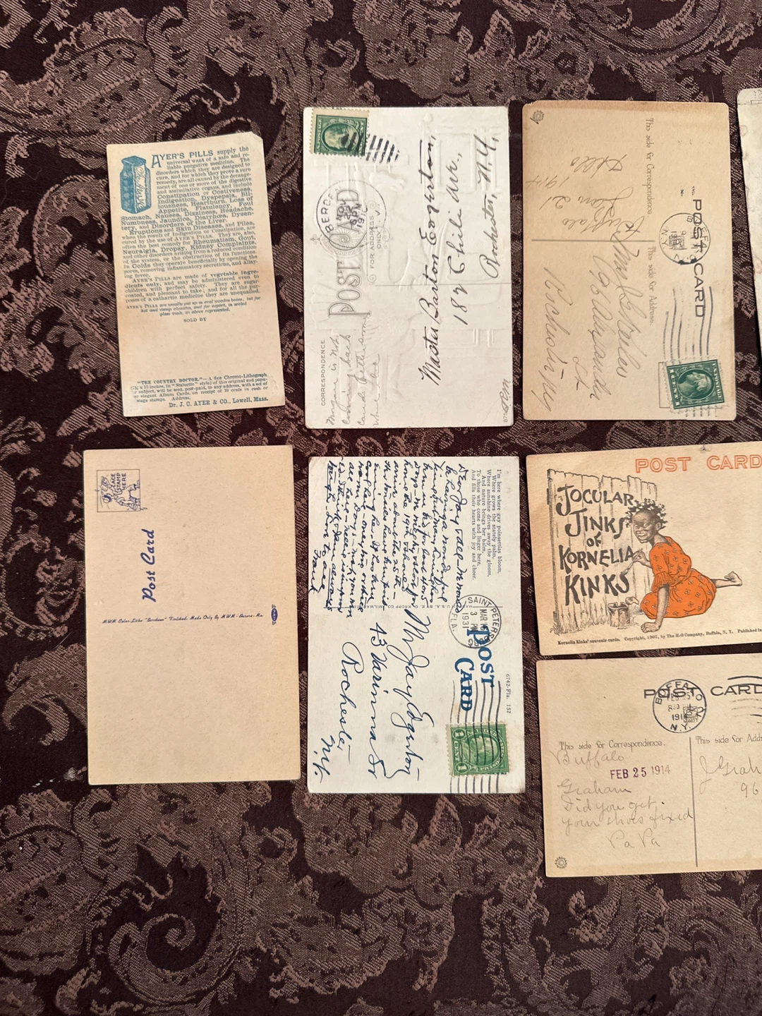 11 Black Americana Vintage Postcard Collection - photo 4