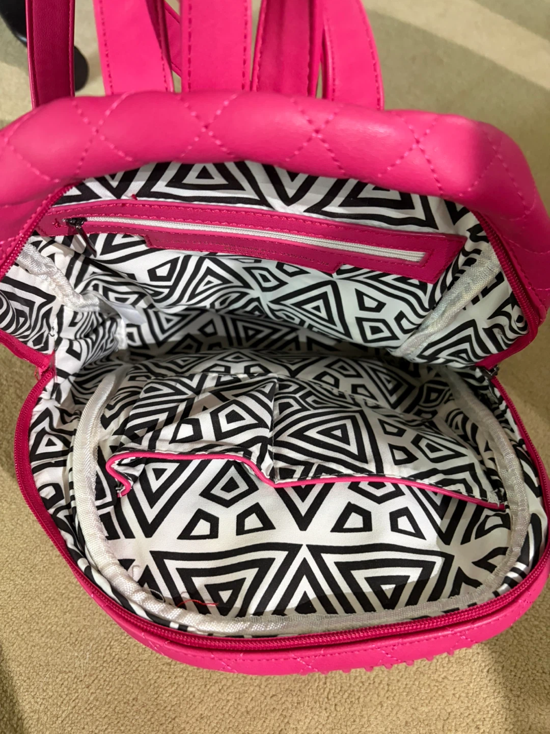Versace Jeans Couture Quilted Pink Backpack - photo 2