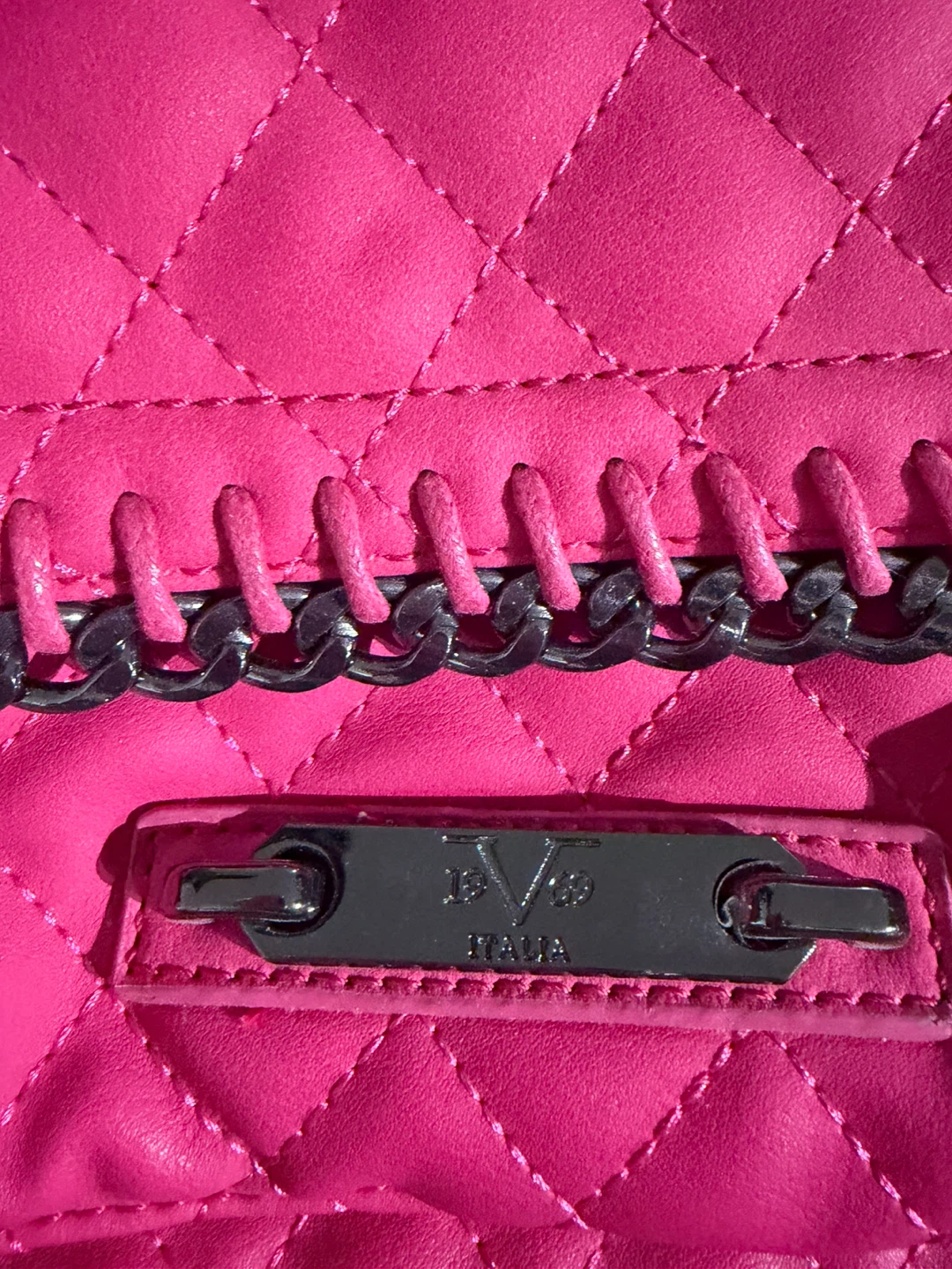 Versace Jeans Couture Quilted Pink Backpack - photo 3