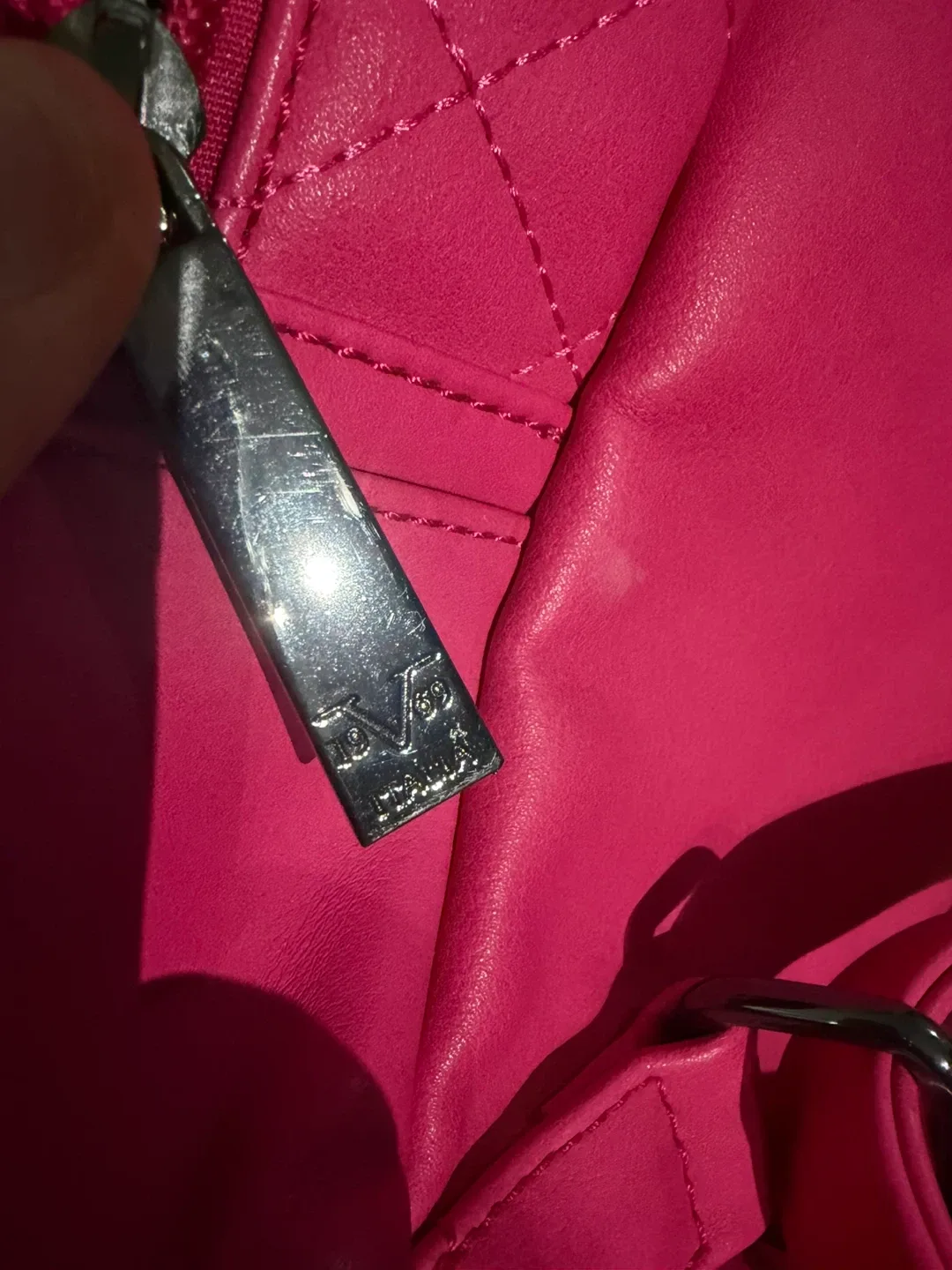 Versace Jeans Couture Quilted Pink Backpack - photo 4