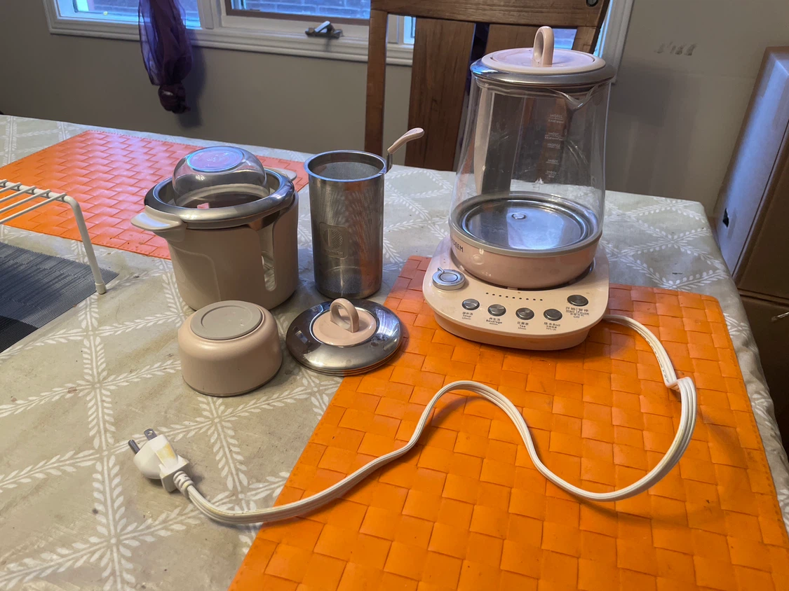 Ruyideen Pink Electric Kettle with Multiple Functions