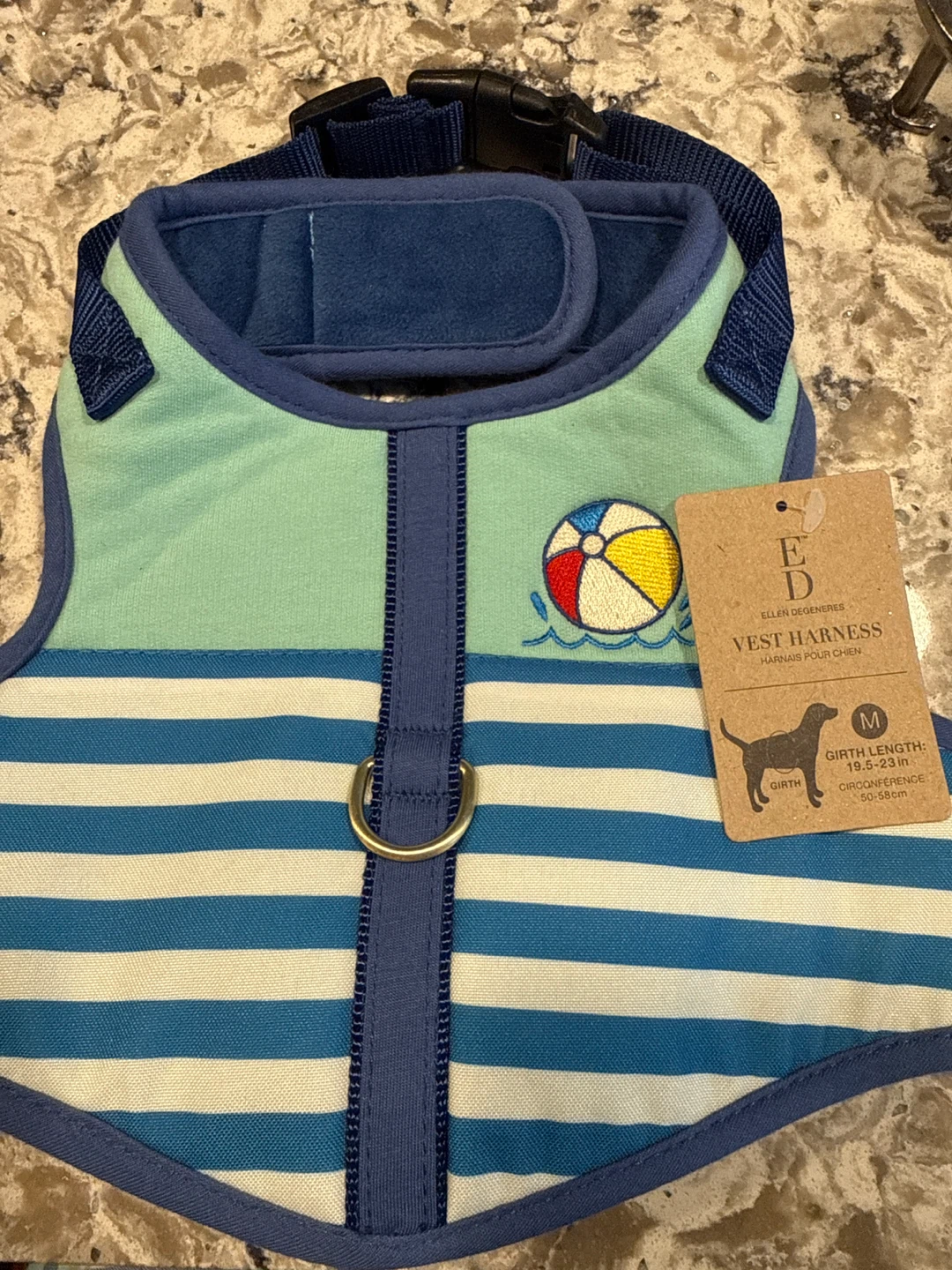 Ellen DeGeneres Dog Vest Harness - Medium