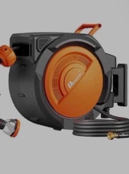 1/2" x 150 ft Retractable Garden Hose Reel