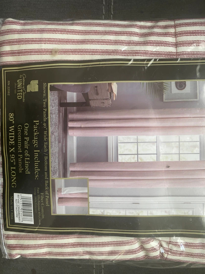 Nottingham Lined Grommet Panel Curtains - 80" W X 95" L - photo 2