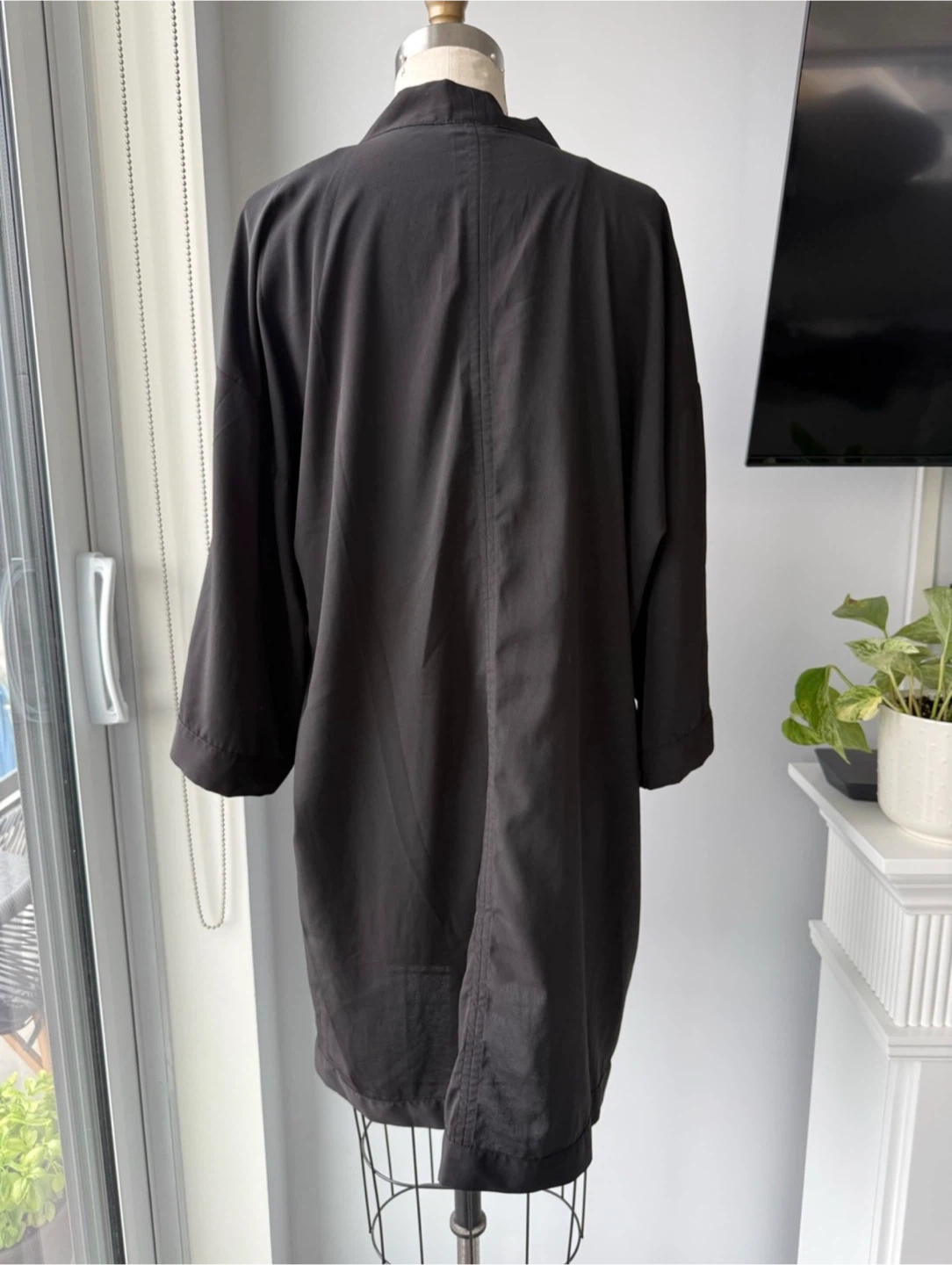 JACQUELINE de YONG Black Kimono Jacket size small - photo 3