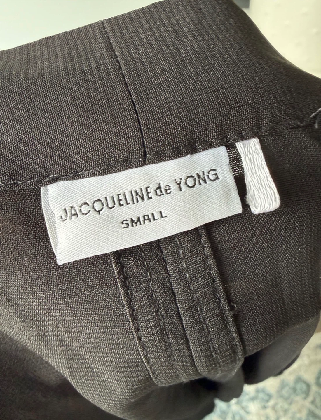 JACQUELINE de YONG Black Kimono Jacket size small - photo 4