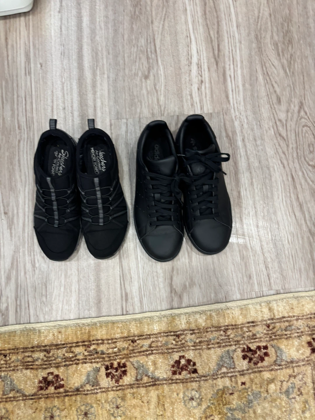 Skechers & Adidas Black Sneakers Bundle - photo 3