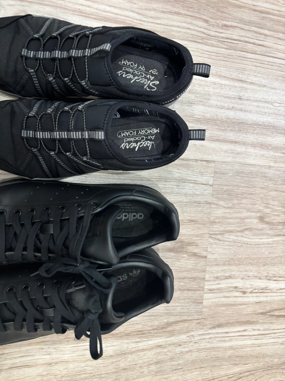 Skechers & Adidas Black Sneakers Bundle - photo 4