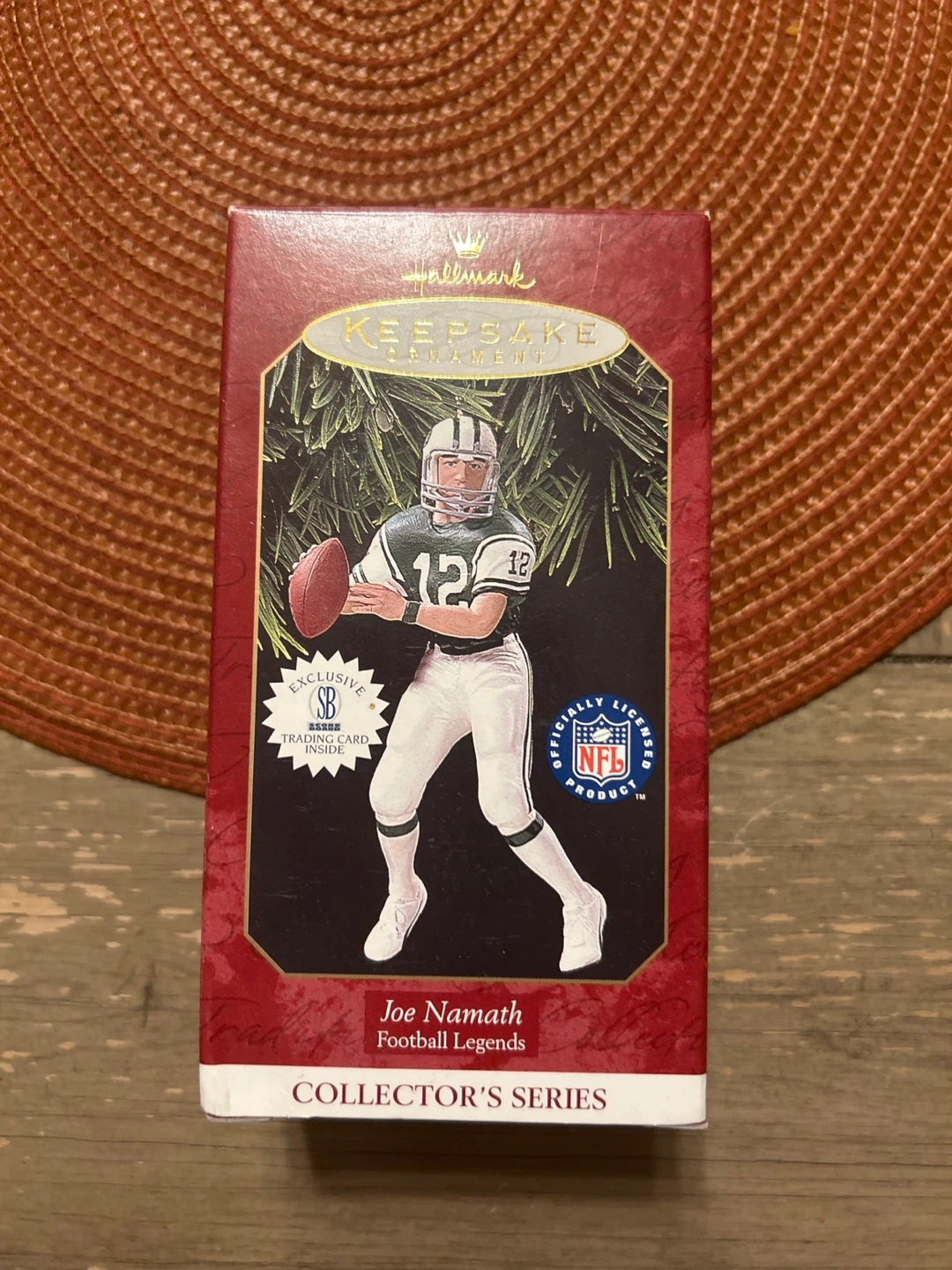 Hallmark Joe Namath Football Legends Keepsake Ornament