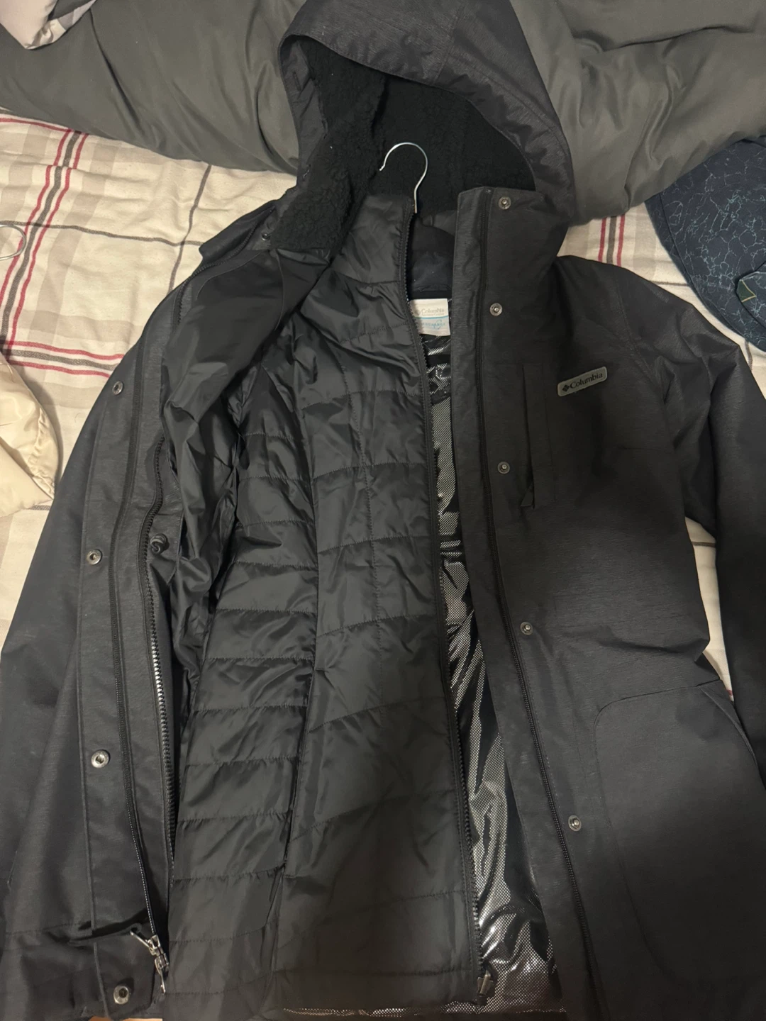 Columbia Black Hooded Insulated Jacket - photo 4