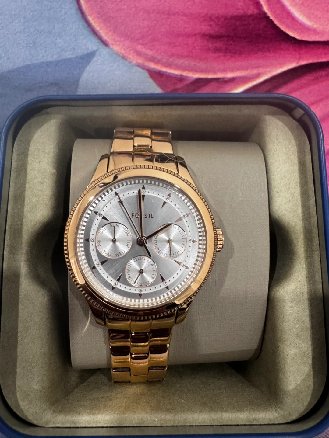 Fossil Rose Gold Tone Watch - photo 2