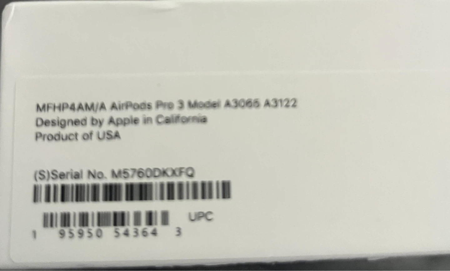 Apple AirPods Pro (3rd Generation) Model A3065 - photo 3