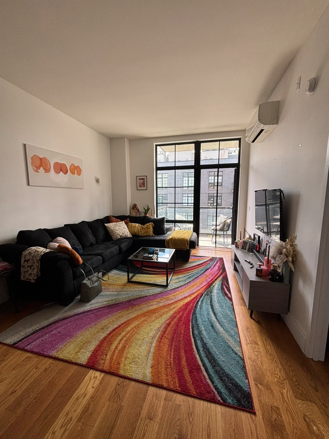 Colorful Swirl Area Rug