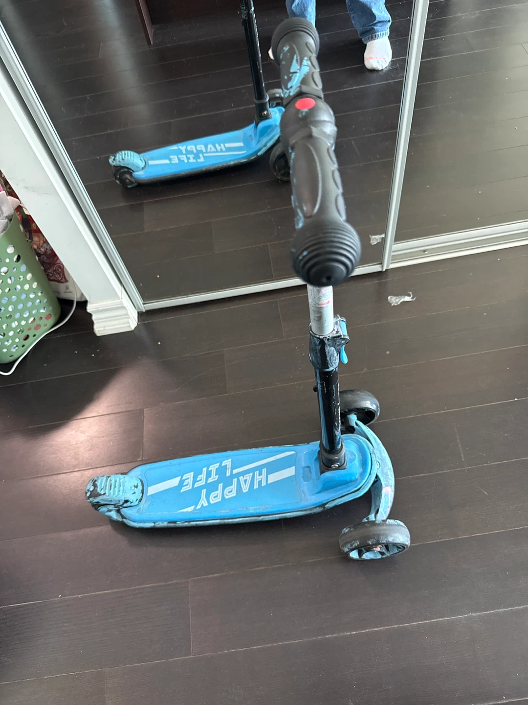 Happy Life Blue 3-Wheel Scooter