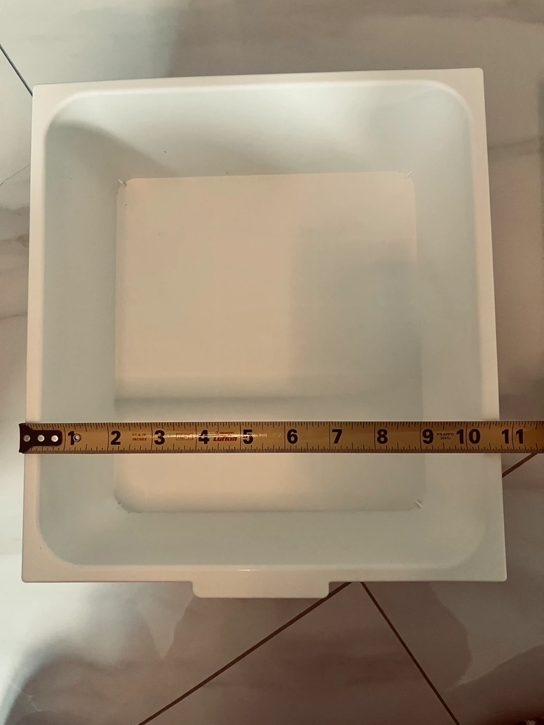 Set of 2 Plastic White Storage Bin - photo 4