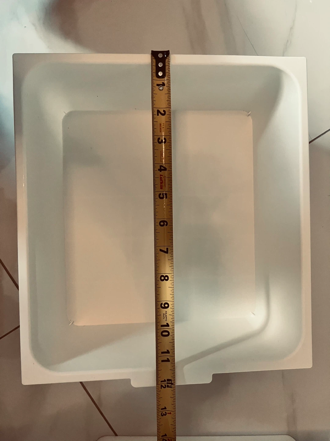 Set of 2 Plastic White Storage Bin - photo 5