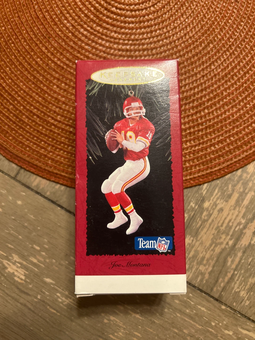 Hallmark Joe Montana Kansas City Chiefs Ornament