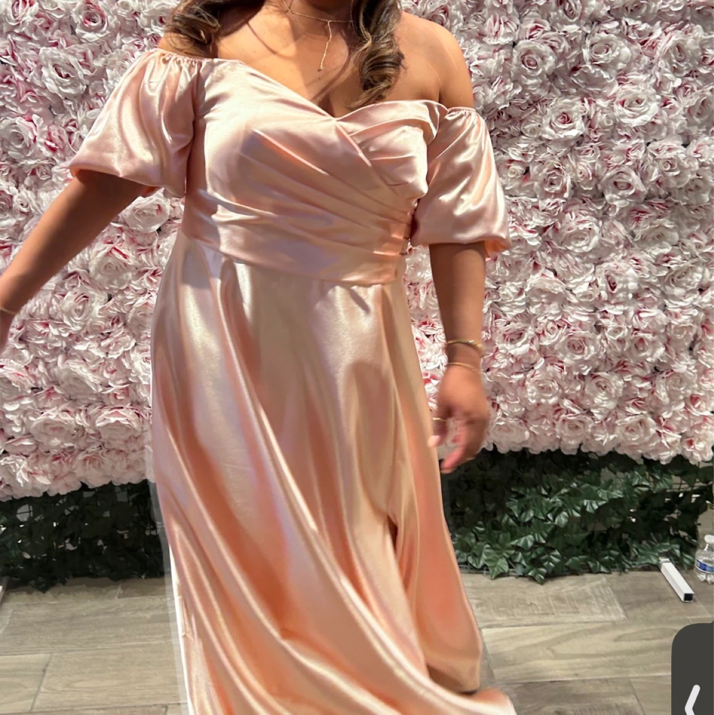 Pink Satin dress - photo 2