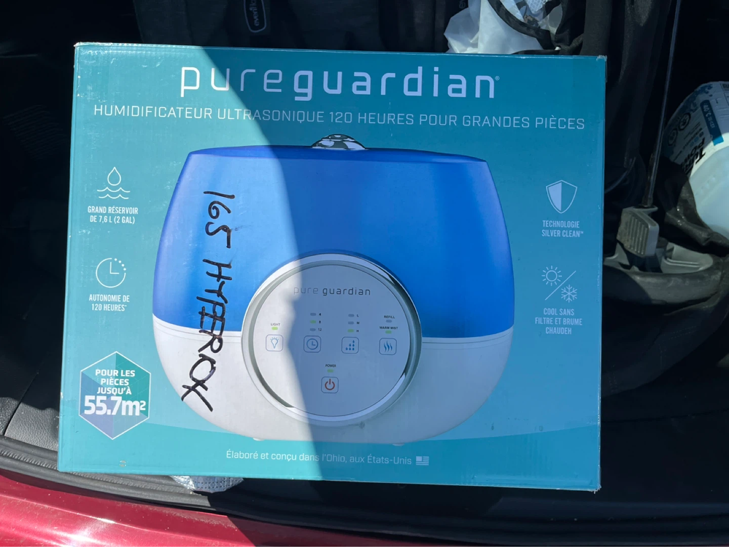 PureGuardian Ultrasonic Humidifier 2.0 Gallon - photo 5
