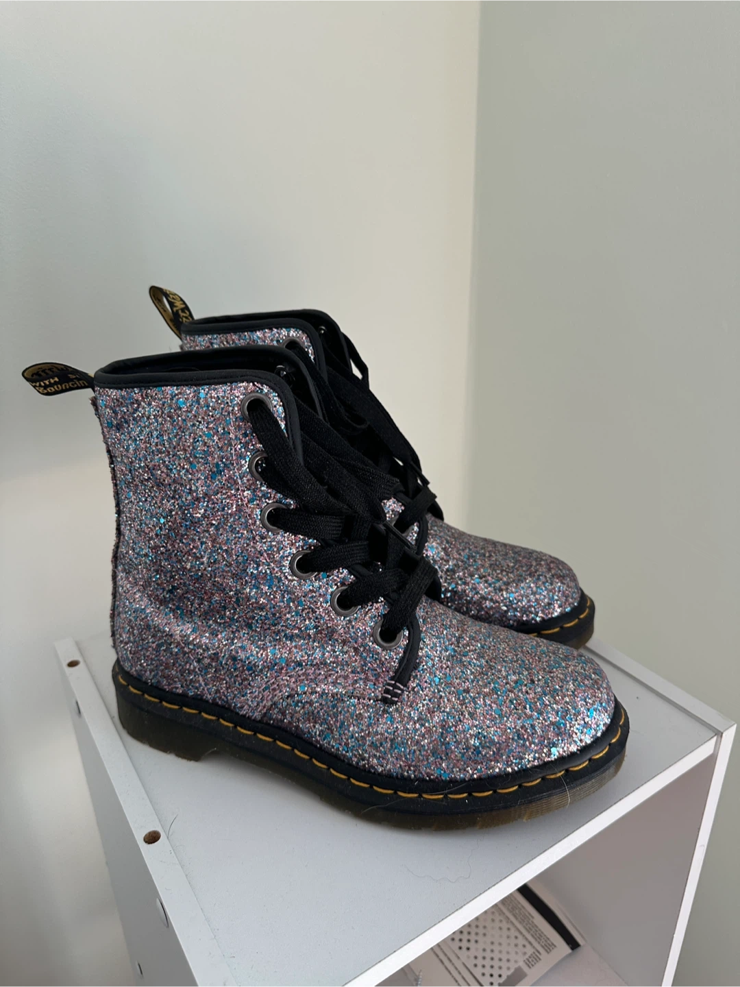 Dr. Martens 1460 Glitter Ankle Boots