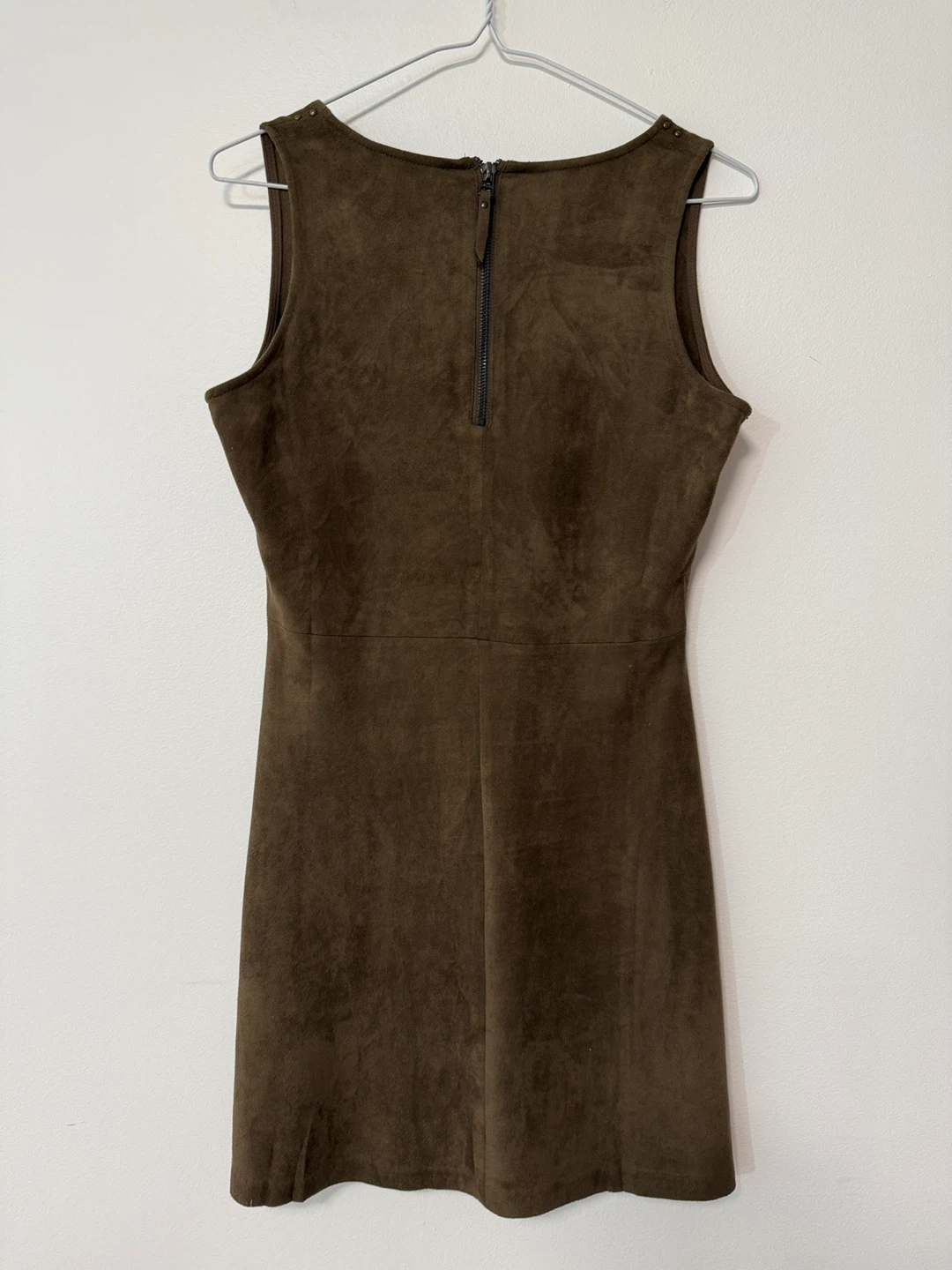 Suede Dress - Brown - photo 2