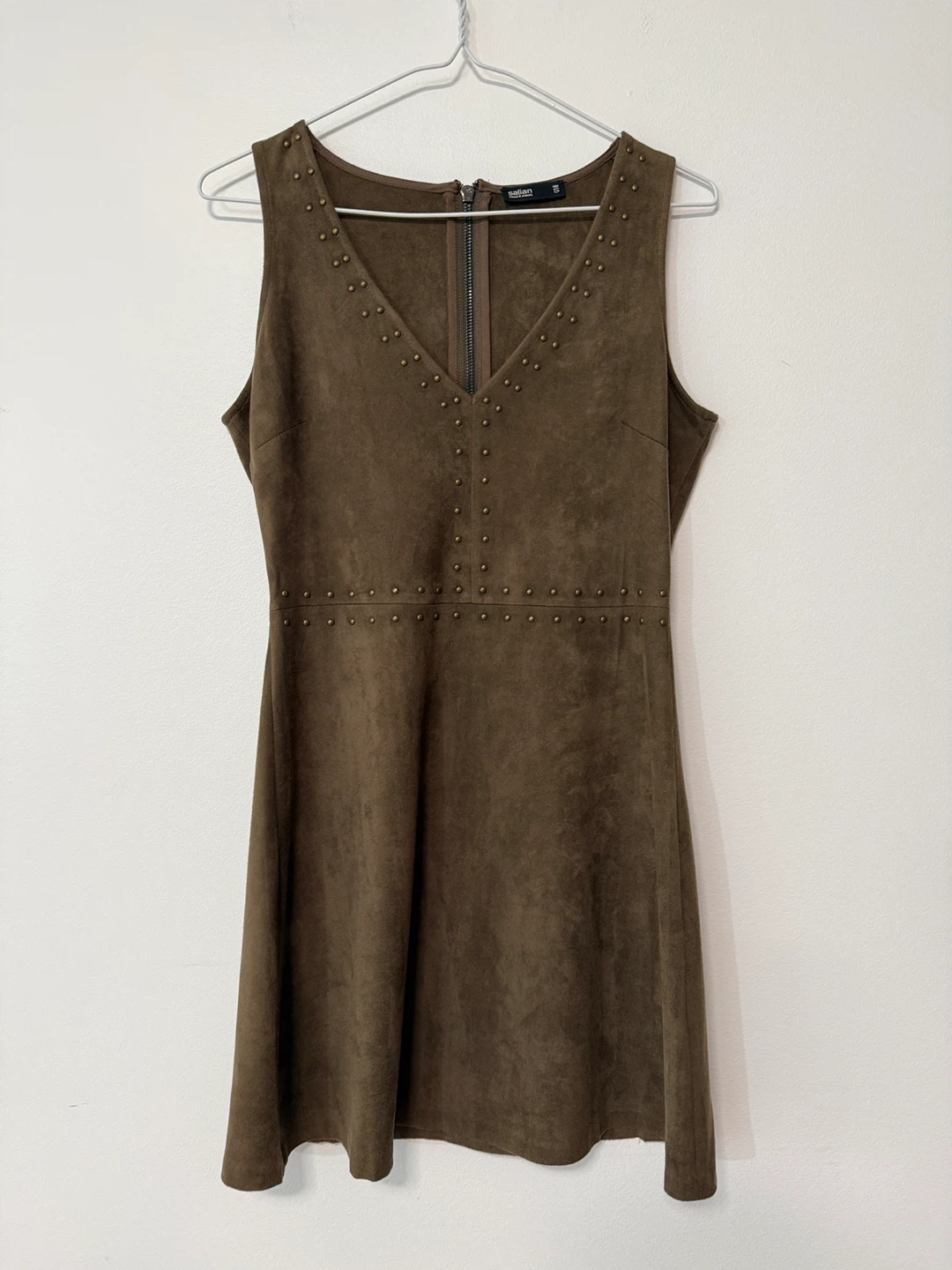 Suede Dress - Brown