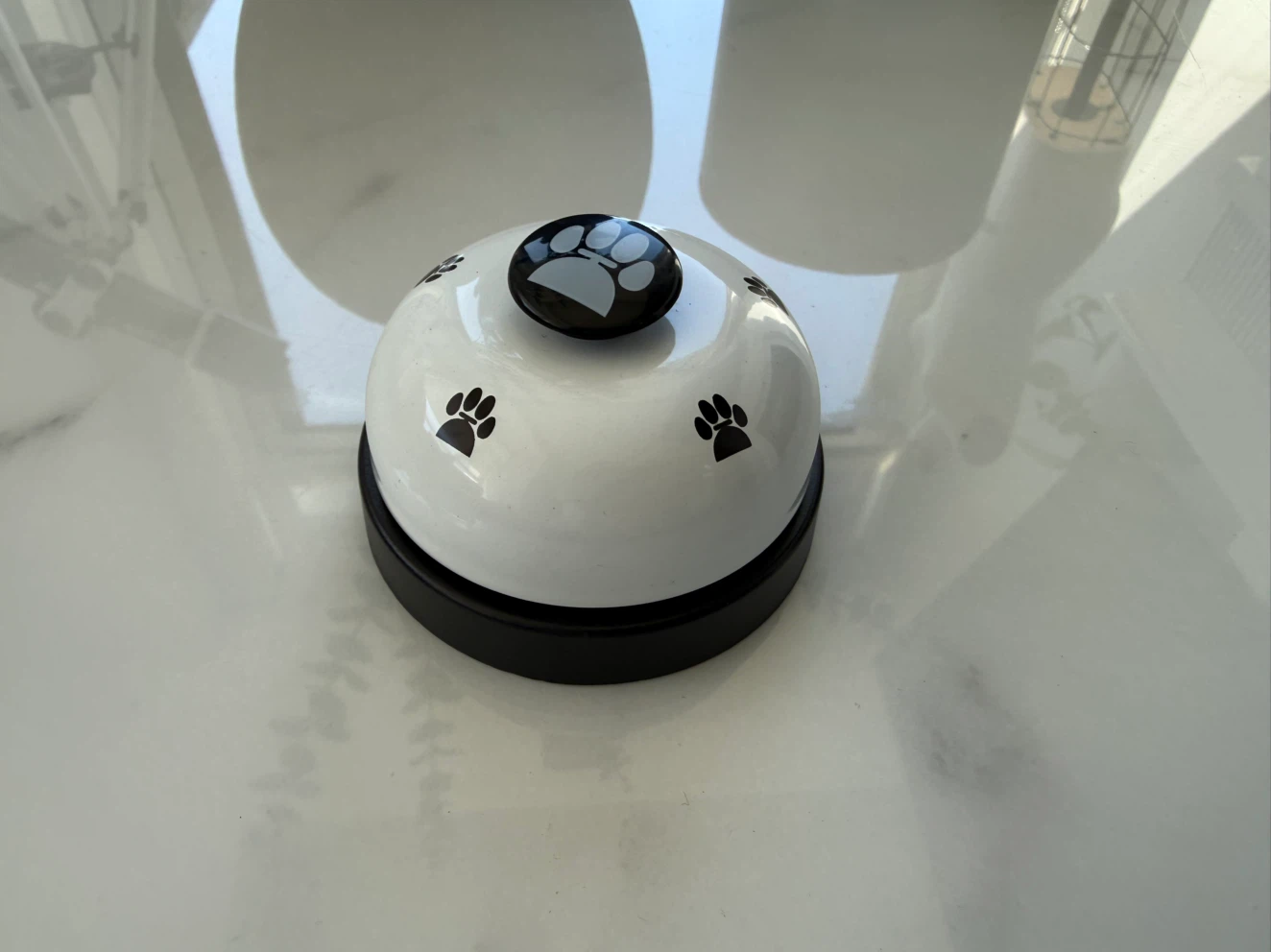 Dog Training Bell with Paw Prints
