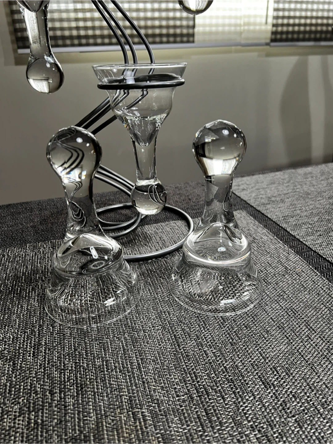 Candle Holder with 3 Glass Holders - photo 3