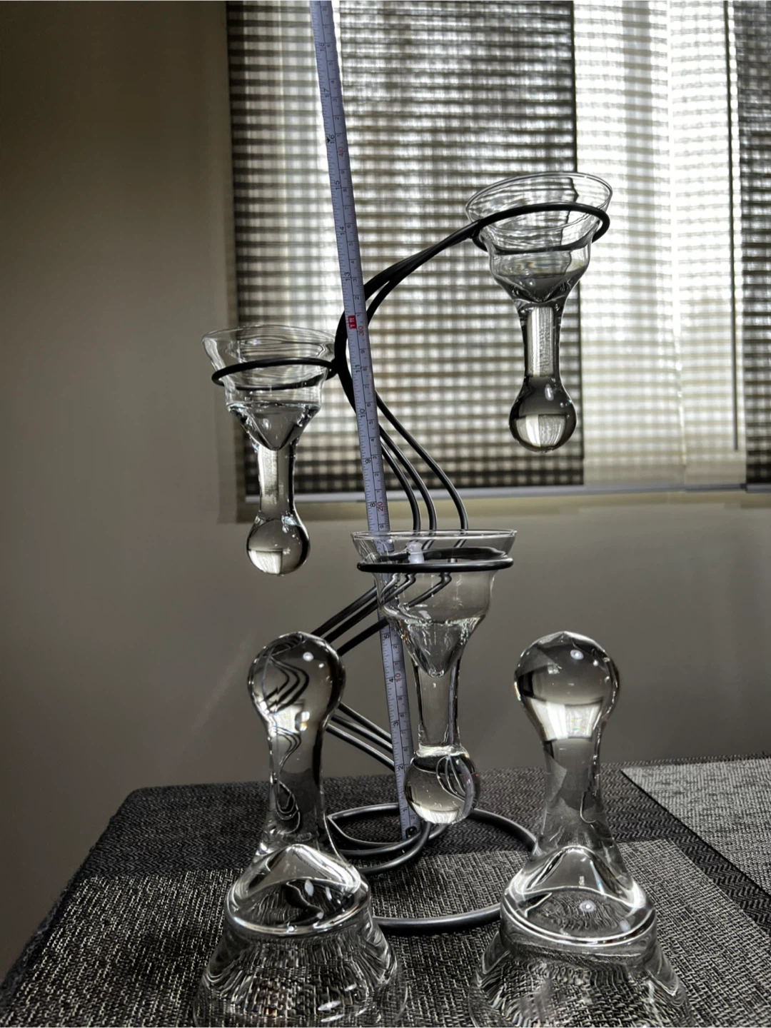 Candle Holder with 3 Glass Holders - photo 4