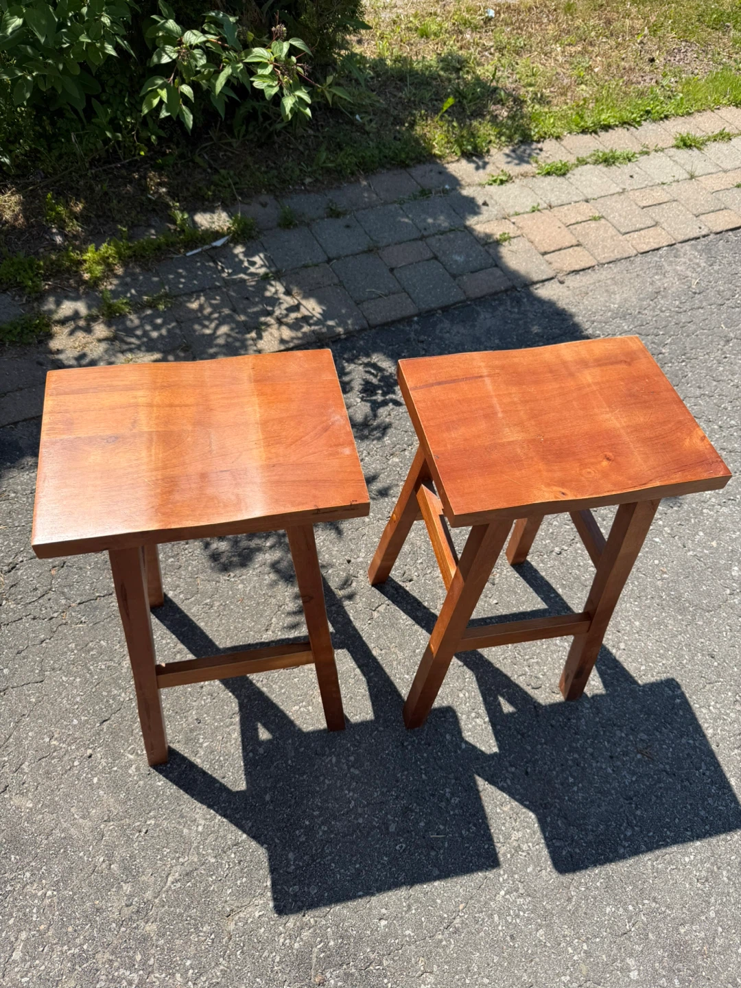 Wooden Bar Stools (Set of 2) - photo 2