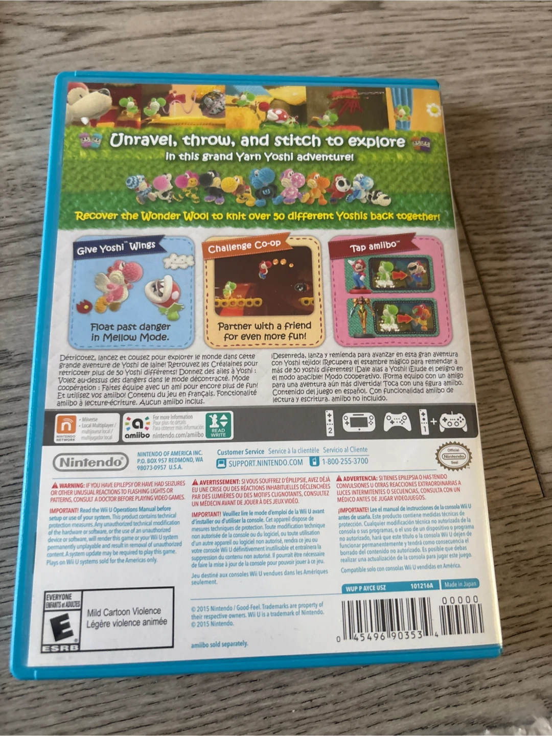 Wii U Yoshi's Woolly World Game - photo 3