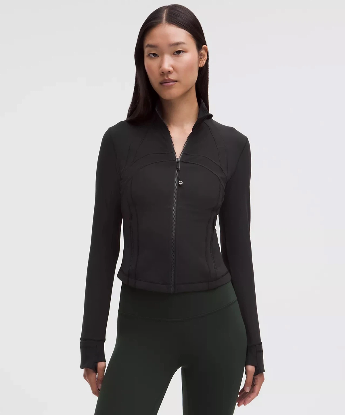 Lululemon Athletica  Define Cropped Nulu Jacket - Black, Size 4