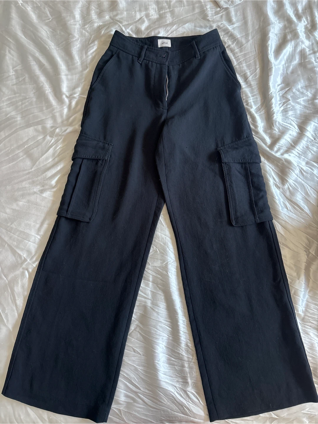 Wilfred Black Cargo Pants Size 2