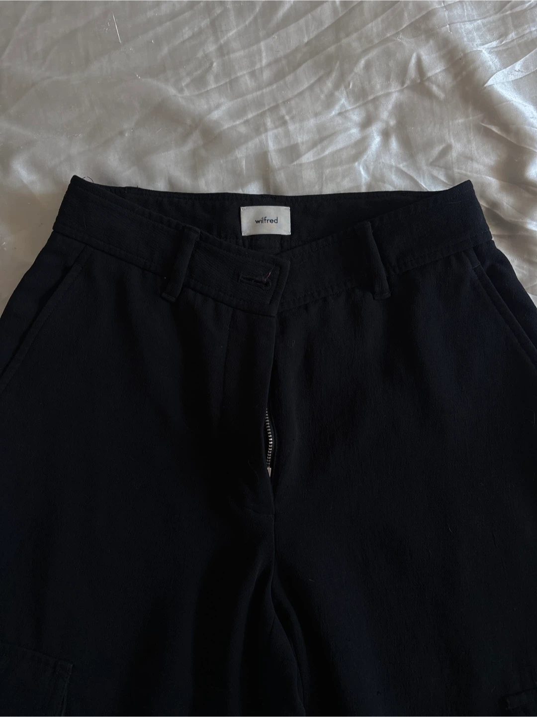 Wilfred Black Cargo Pants Size 2 - photo 3