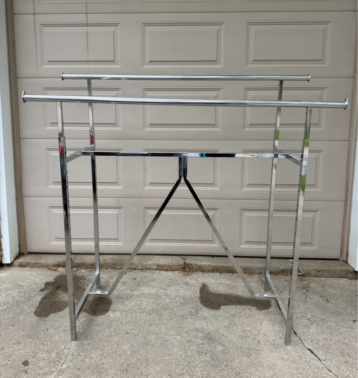 Double Bar Clothing Rack